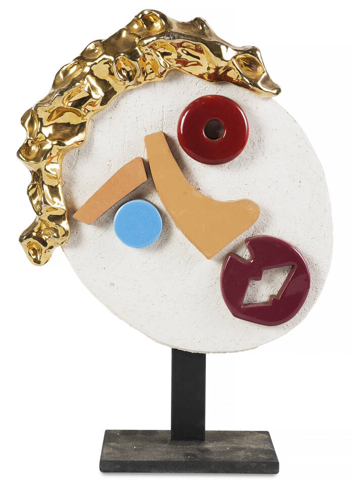 ENRICO BAJ - 'La favorita del presidente' 1992