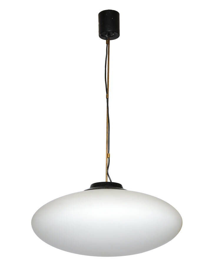 STILNOVO - Lampadario con struttura in metallo verniciato e 