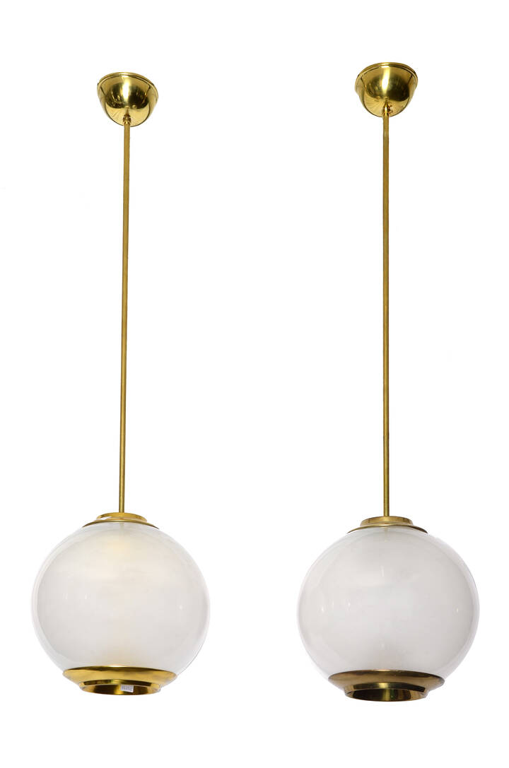 LUIGI CACCIA DOMINIONI - Coppia di lampade a sospensione