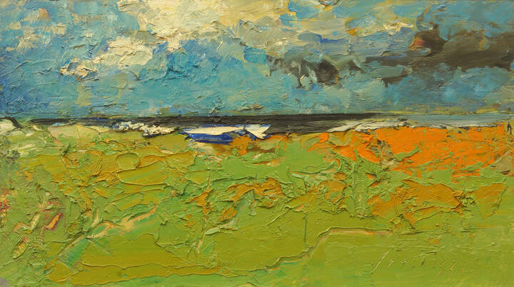 SERGIO SCATIZZI - 'Spiaggia in maremma' 