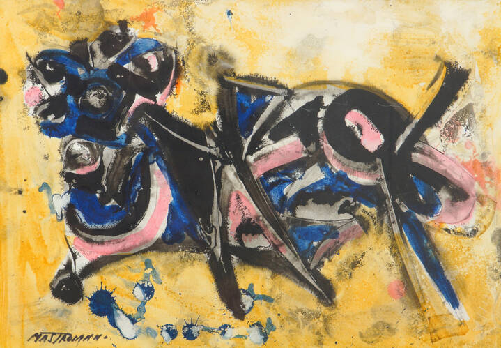 UMBERTO MASTROIANNI - 'Senza titolo' 1960 circa