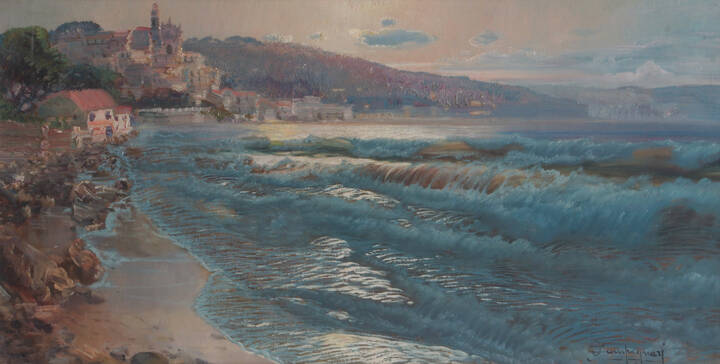 OTTORINO CAMPAGNARI - 'Marina di Cervo'