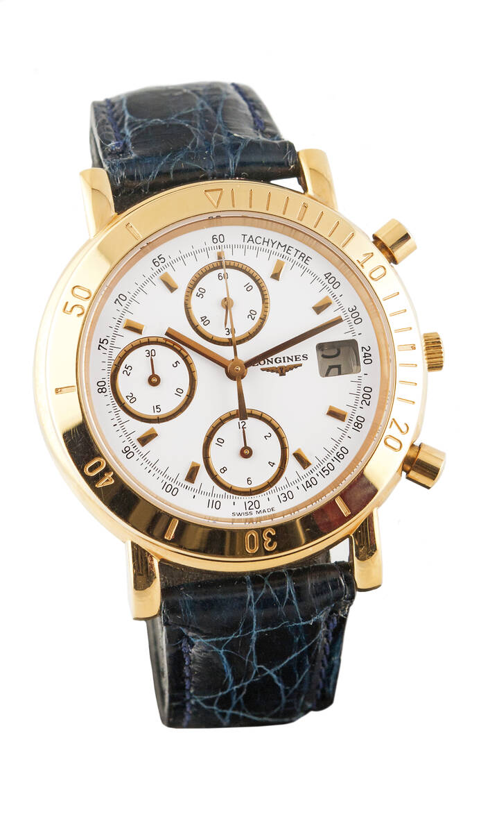 LONGINES - Cronografo a tre contatori, anni '90