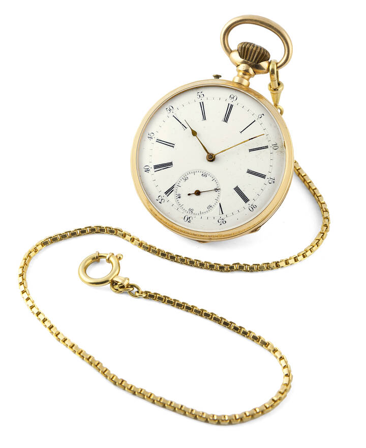 BERGHANNER - Orologio da tasca, fine XIX secolo