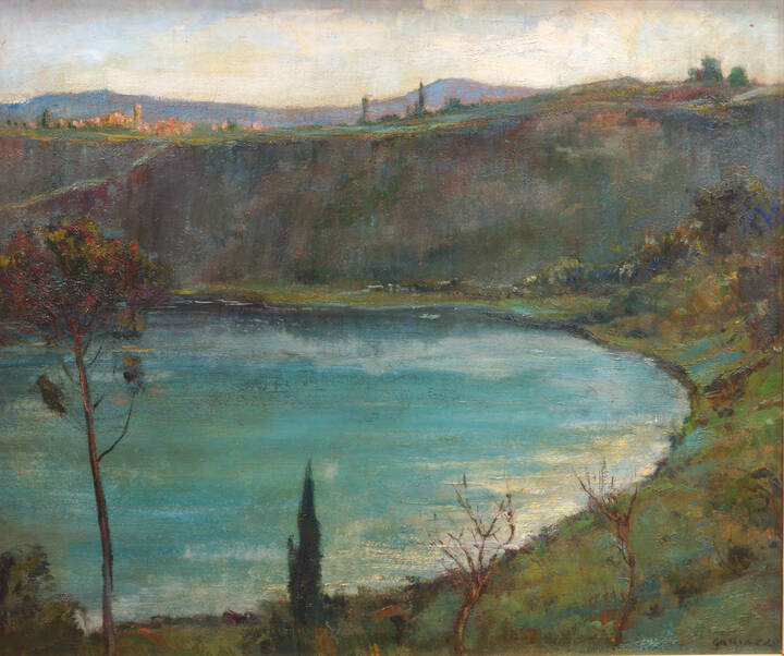 PIER ANTONIO GARIAZZO - 'Lago di Nemi'