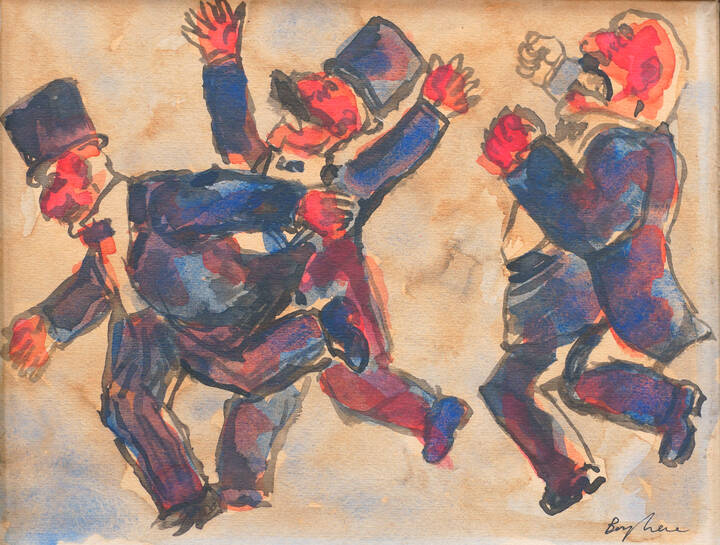 FRANZ BORGHESE - 'Tre personaggi'