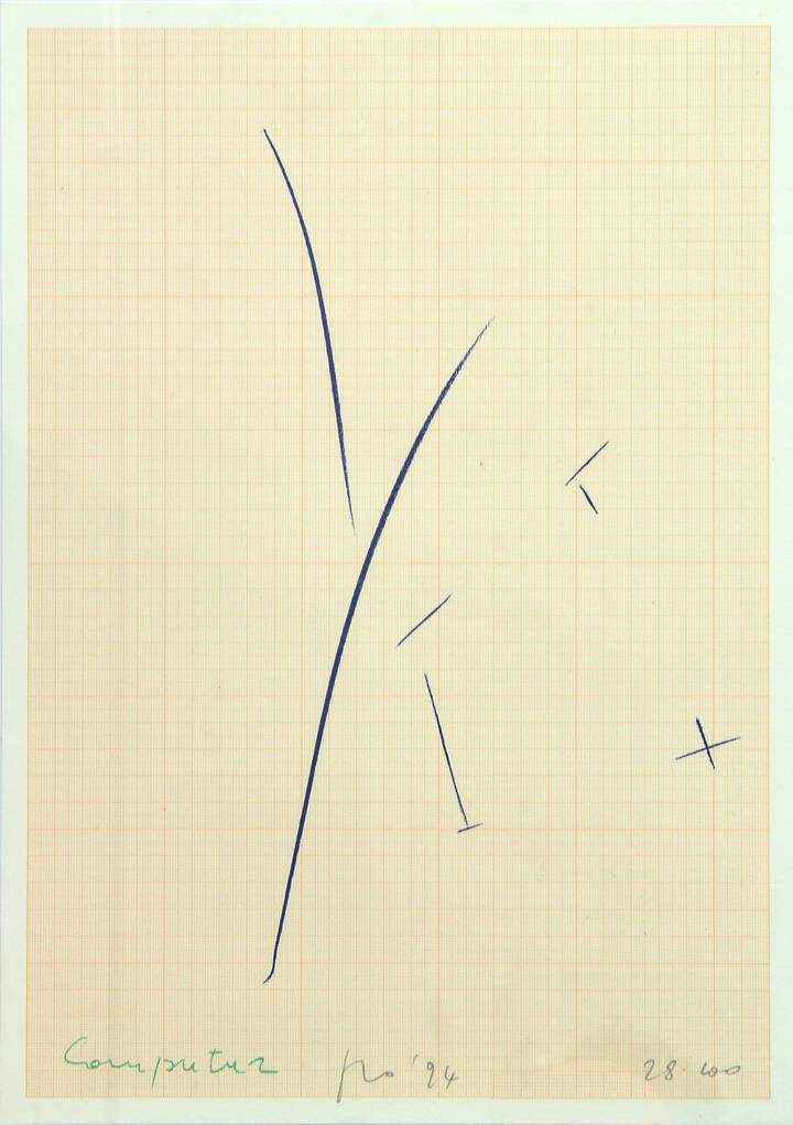 LUCIANO FABRO - 'Computer' 1994