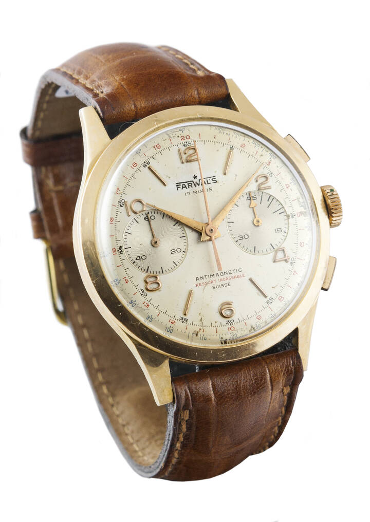 FARWAL'S - Cronografo, Mod. 'Capsulet' a due contatori, anni '60