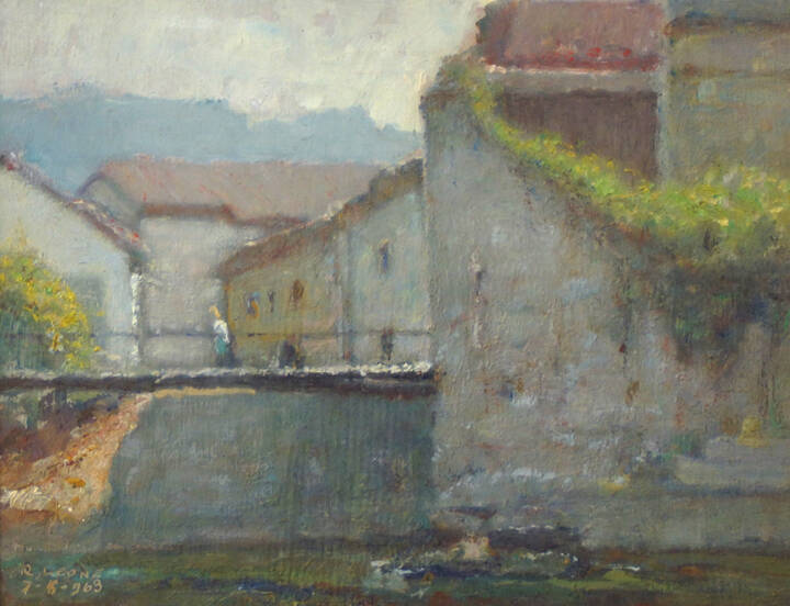 ROBERTO LEONE - 'Case di montagna' 1963