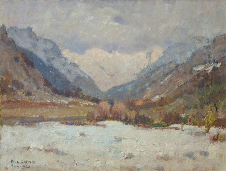 ROBERTO LEONE - 'Vallata del Melezet' 1966