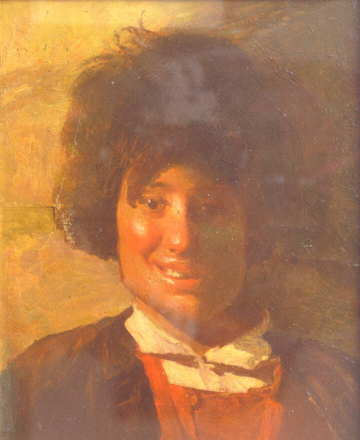 PITTORE ANONIMO DI SCUOLA NAPOLETANA - 'Ritratto di ragazzo'