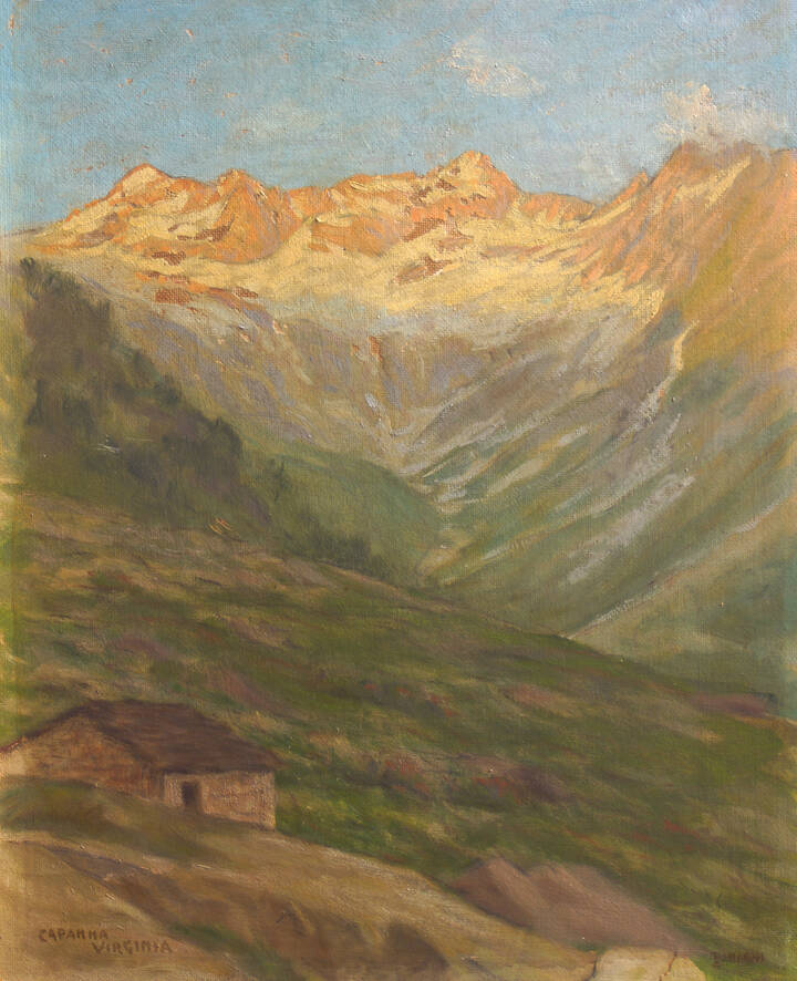 PITTORE NON IDENTIFICATO - 'Capanna Virginia' 