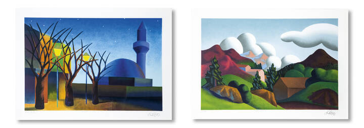 SALVO (Mangione Salvatore) - -'Minareto'<br>-'La valle'