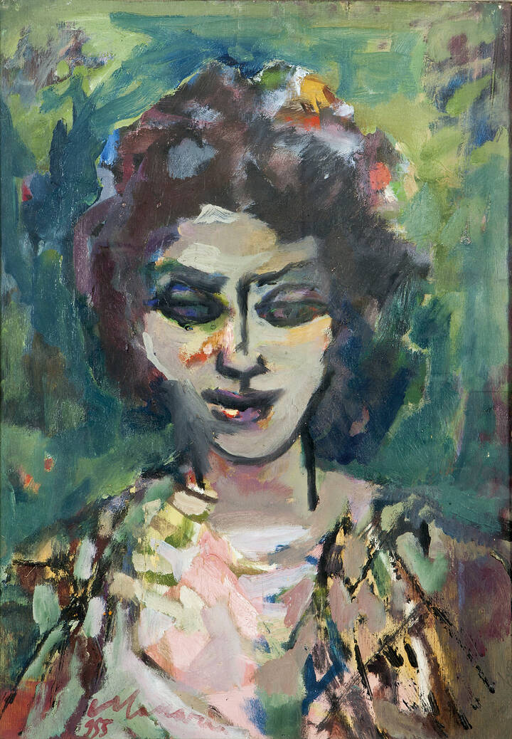 MINO MACCARI - 'Ritratto di donna' 1955