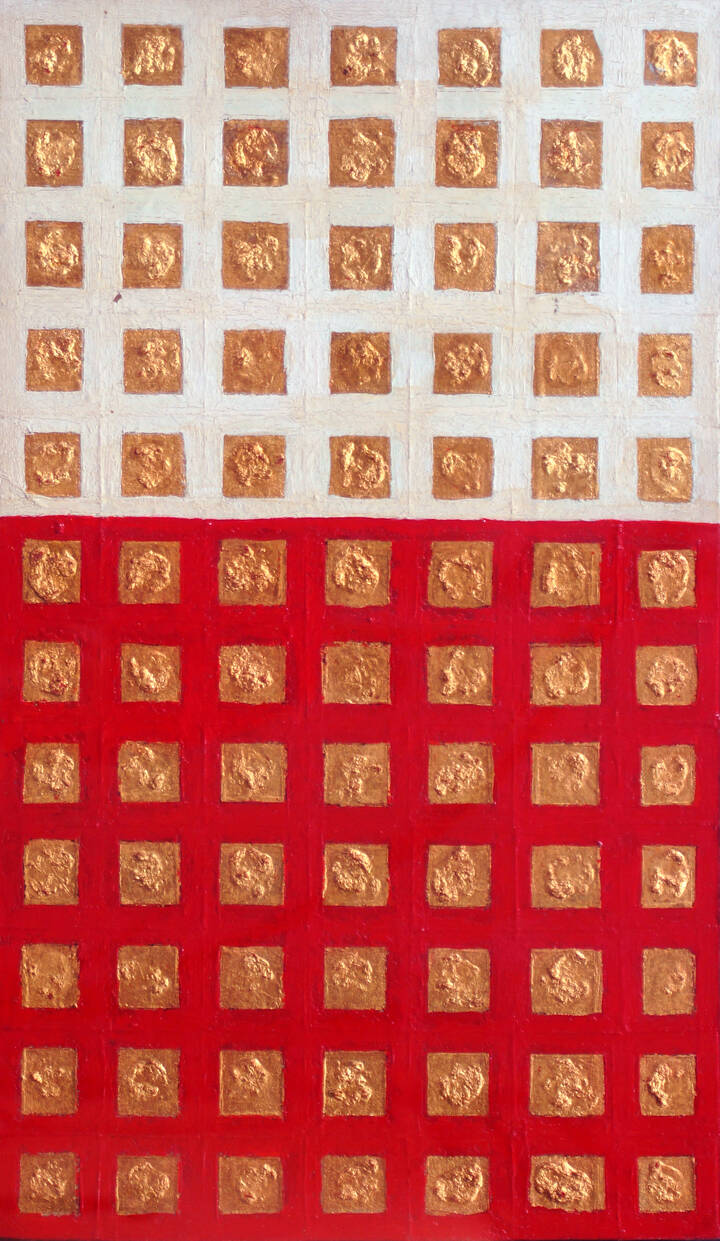 REMO BIANCO - 'Tableau doré' 1964