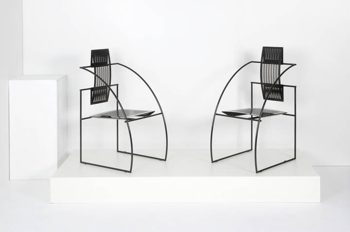 MARIO BOTTA - Coppia di sedie mod. Quinta