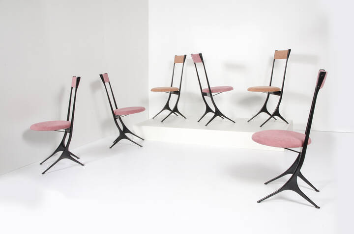 MARIO MAZZER - Quattro sedie mod. Rita <br>