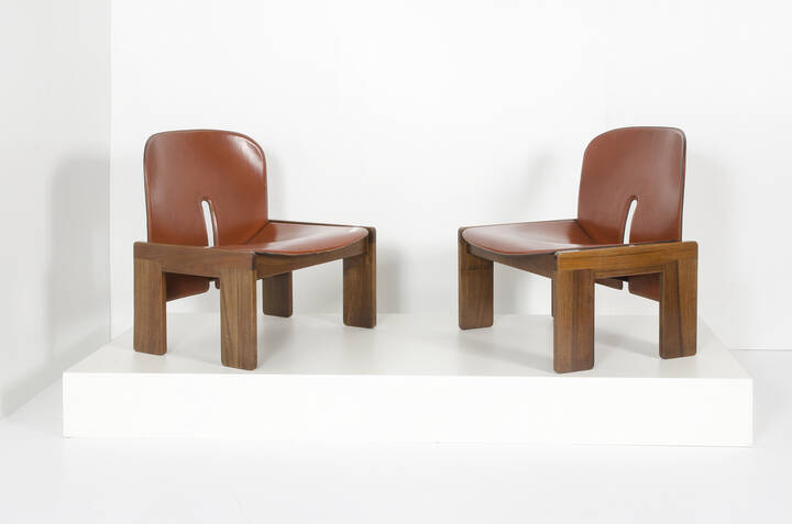 AFRA E TOBIA SCARPA - Coppia di poltone mod. 925