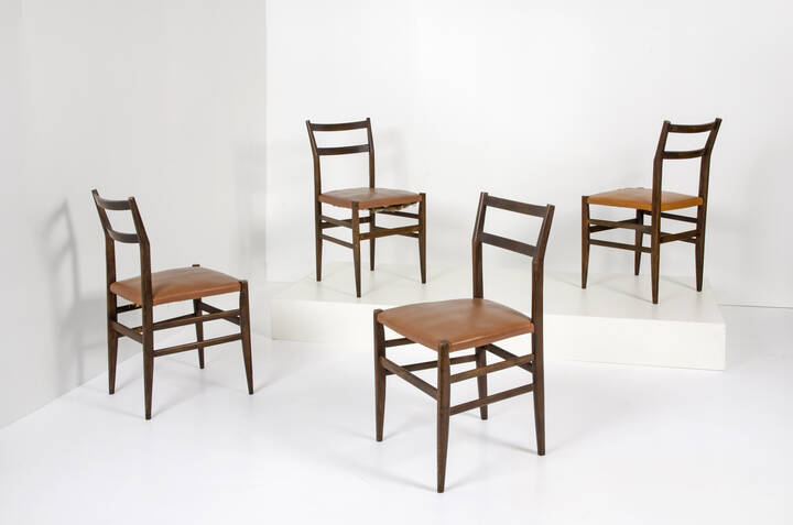 GIO PONTI - Quattro sedie mod, Leggera
