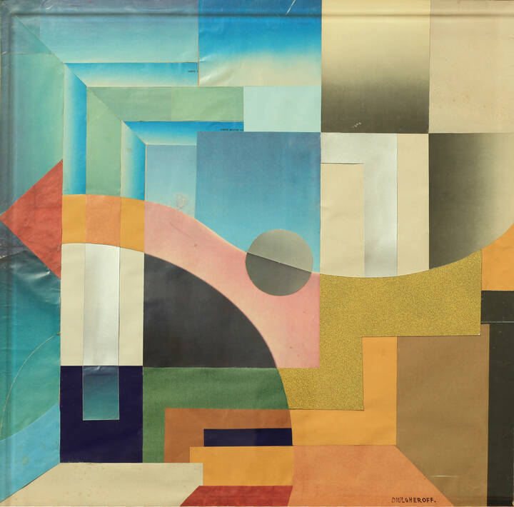 NICOLAJ DIULGHEROFF - 'Ponte romano' 1980