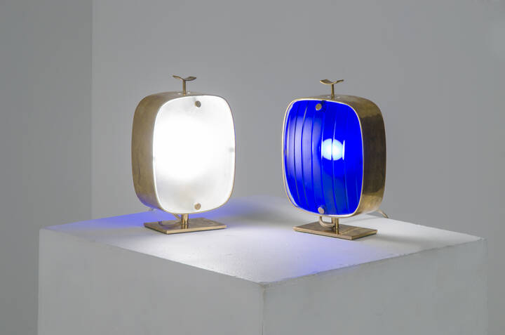 MAX INGRAND - Coppia lampade mod. 2049