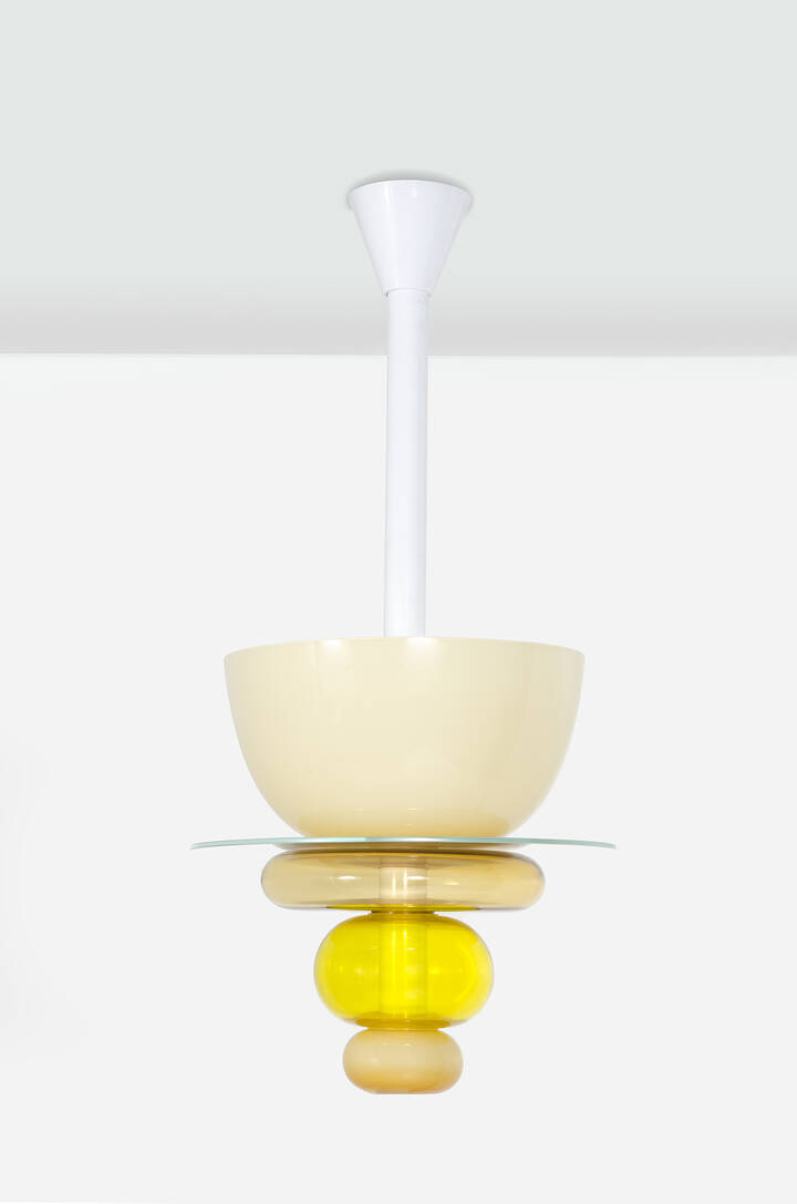 ETTORE SOTTSASS - Lampada a sospensione mod. Firenze