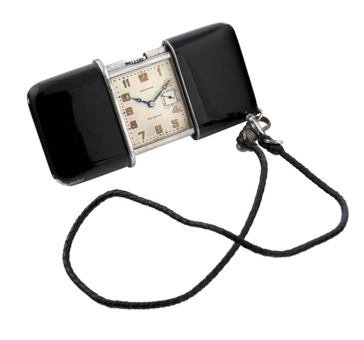 MOVADO - Orologio da viaggio Mod. 'Ermeto', anni '40