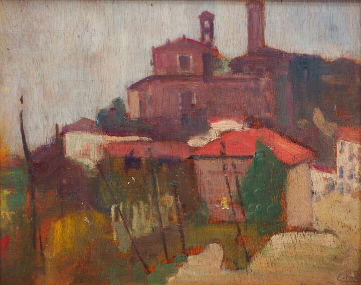 CAMILLO RHO - 'Paese collinare'