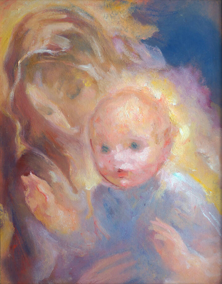 MARIO MICHELETTI - 'Madonna con Bambino'