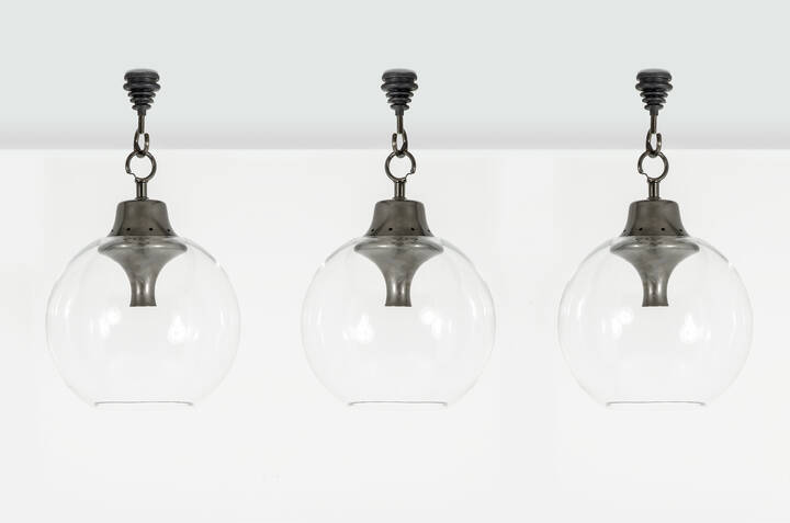 LUIGI CACCIA DOMINIONI - Tre lampade a sospensione mod. LS10 Boccia