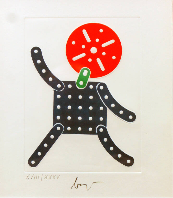 ENRICO BAJ - 'Meccano'