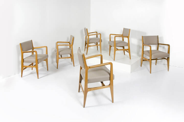 GIO PONTI - Sei sedie mod. 110