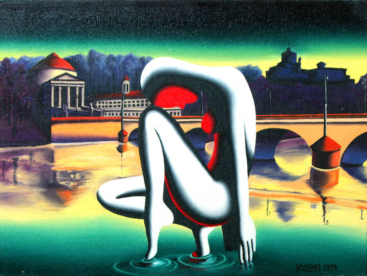 MARK KOSTABI - 'Testing the water' 1998