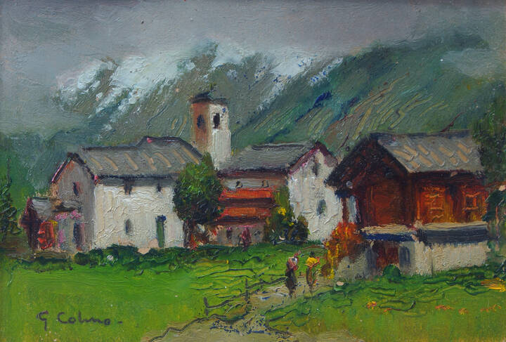 GIOVANNI COLMO - 'Paesetto montano'
