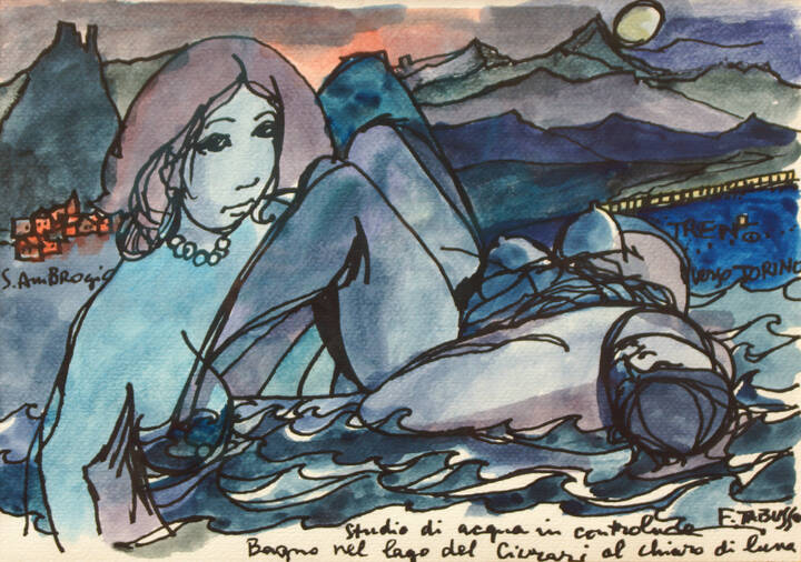 FRANCESCO TABUSSO - 'Studio di acqua in controluce'