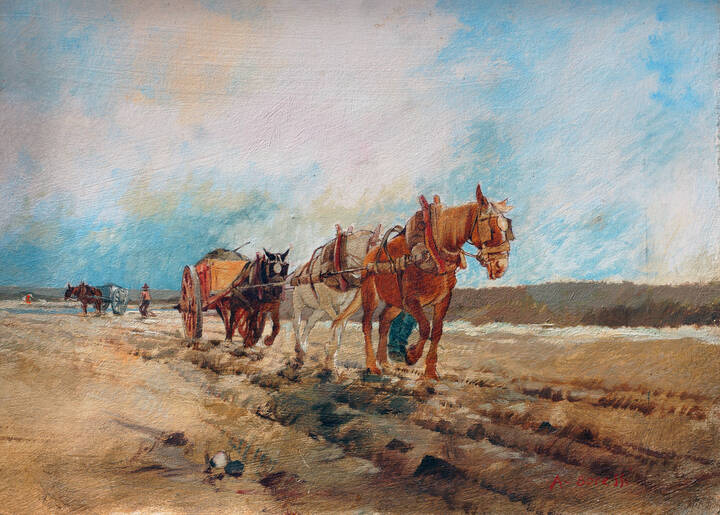 ALFREDO SORESSI - 'Cavalli da tiro al lavoro'