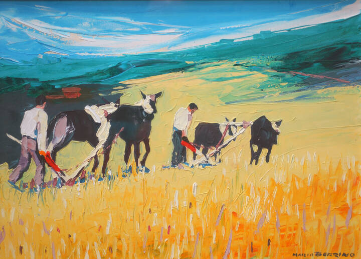 MARIO BERRINO - 'Campagna greca' 1970