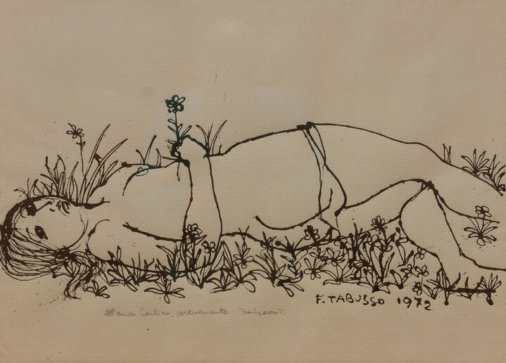 FRANCESCO TABUSSO - 'Senza titolo' 1972