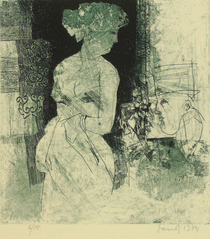 FERNANDO EANDI - 'Senza titolo' 1974