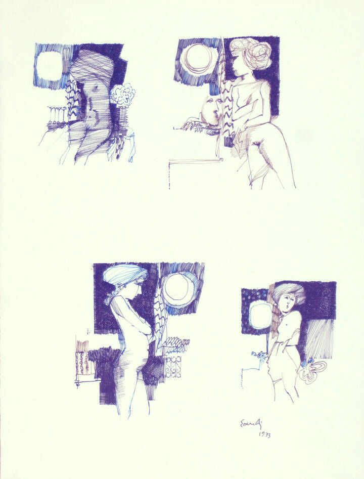 FERNANDO EANDI - 'Nude' 1973