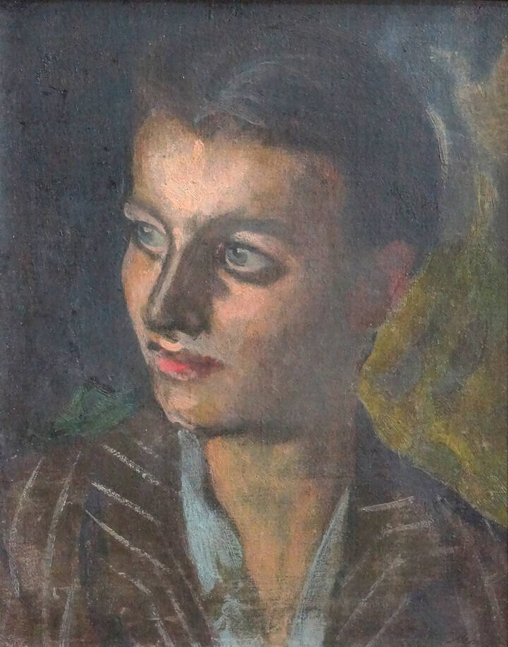 FRANCESCO MENZIO - 'Ritratto di giovane' 1921