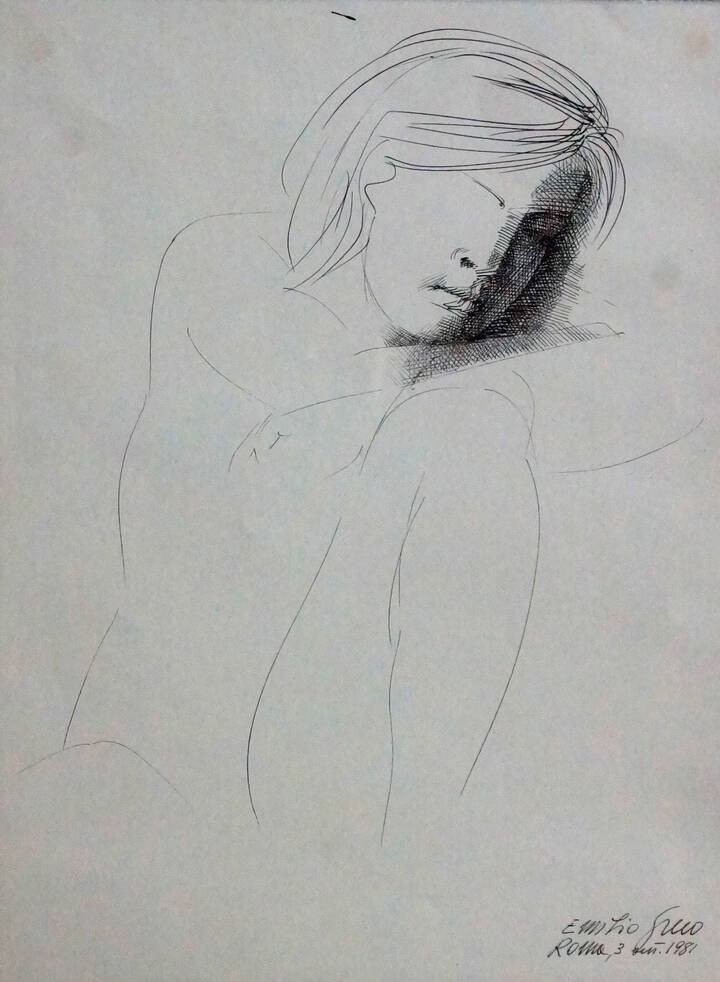 EMILIO GRECO - 'Figura' Roma 1981