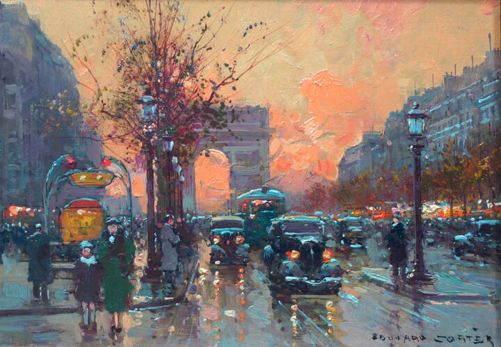 EDOUARD CORTES - 'Parigi - Arc de Triomphe'