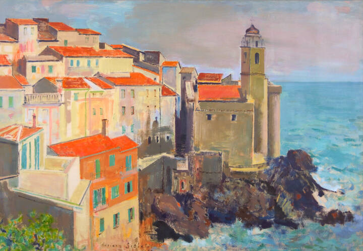 ADRIANO SICBALDI - 'Tellaro' 1962 (Lerici)