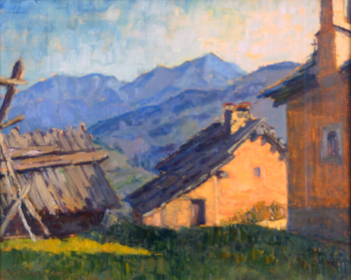 UMBERTO OLAGNERO - 'Grange Refour (Beaulard)' 1971