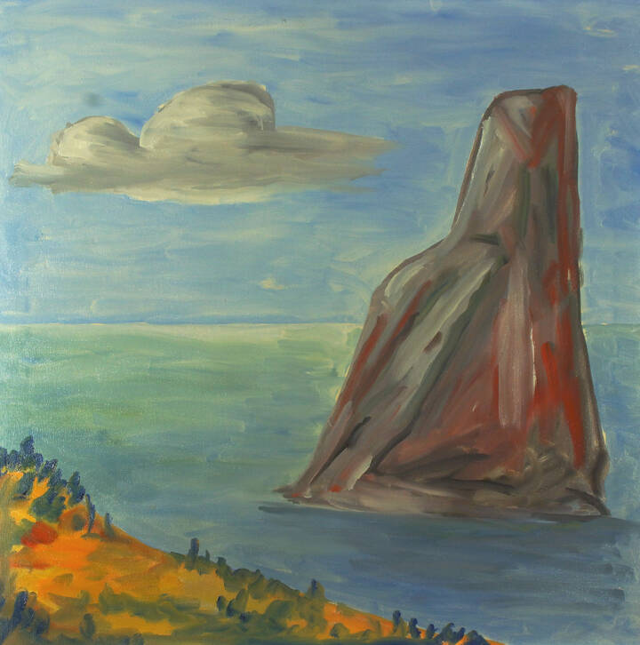 ALBINO GALVANO - 'Il faraglione' 16/8/1984