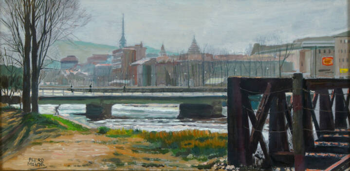 PIERO MONTI - 'Torino - Ponte sulla Dora'