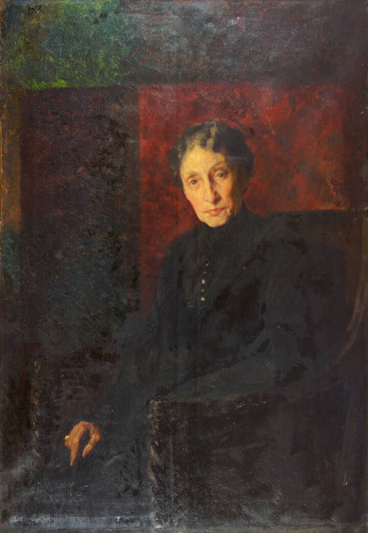 PITTORE ANONIMO DEL XIX SECOLO - 'Ritratto femminile'