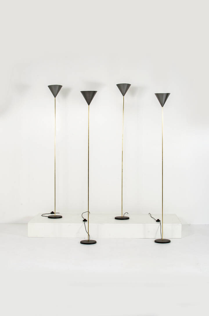 IGNAZIO GARDELLA, LUIGI CACCIA DOMINIONI - Quattro lampade mod. LTE 5 Imbuto