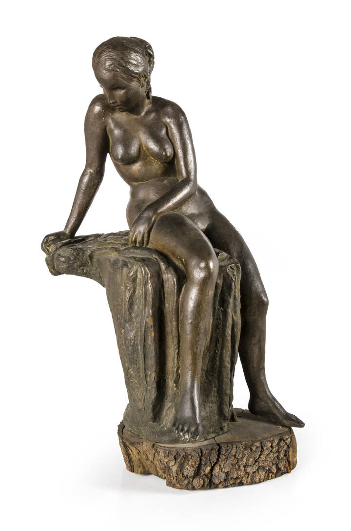 ROBERTO TERRACINI - 'La bagnante' 1947